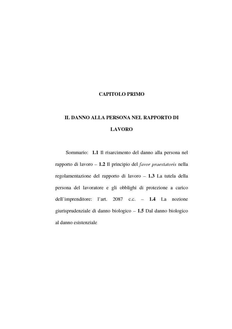 Anteprima della tesi: Il fenomeno del mobbing: la tutela del lavoratore, Pagina 7