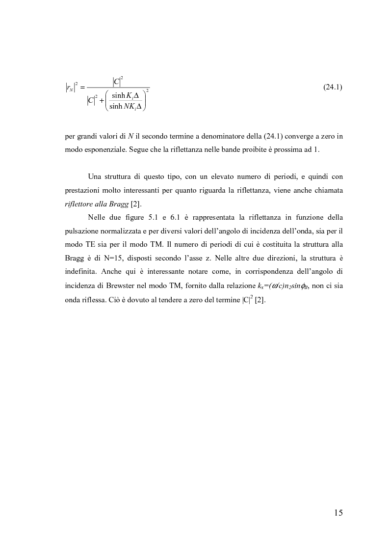 Anteprima della tesi: Dispositivi a banda fotonica proibita a cristalli liquidi, Pagina 15