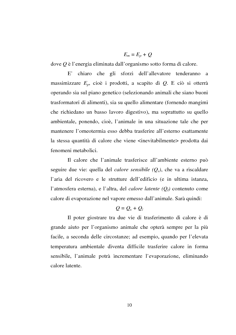 Anteprima della tesi: Impiego dei simulatori termici per l'analisi degli effetti del clima sul benessere termico di una pecora al pascolo, Pagina 10