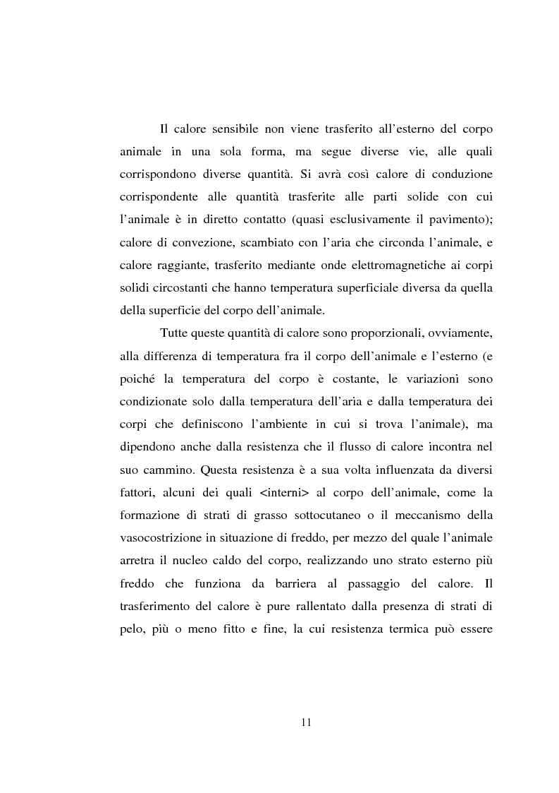 Anteprima della tesi: Impiego dei simulatori termici per l'analisi degli effetti del clima sul benessere termico di una pecora al pascolo, Pagina 11
