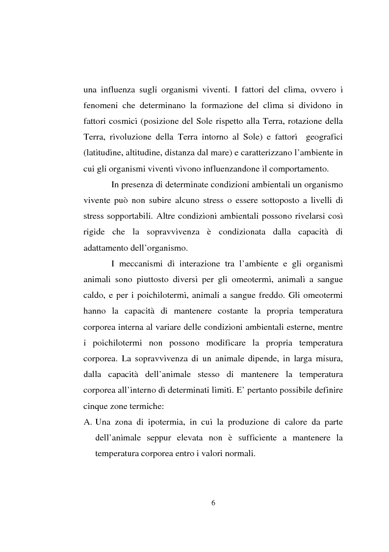 Anteprima della tesi: Impiego dei simulatori termici per l'analisi degli effetti del clima sul benessere termico di una pecora al pascolo, Pagina 6