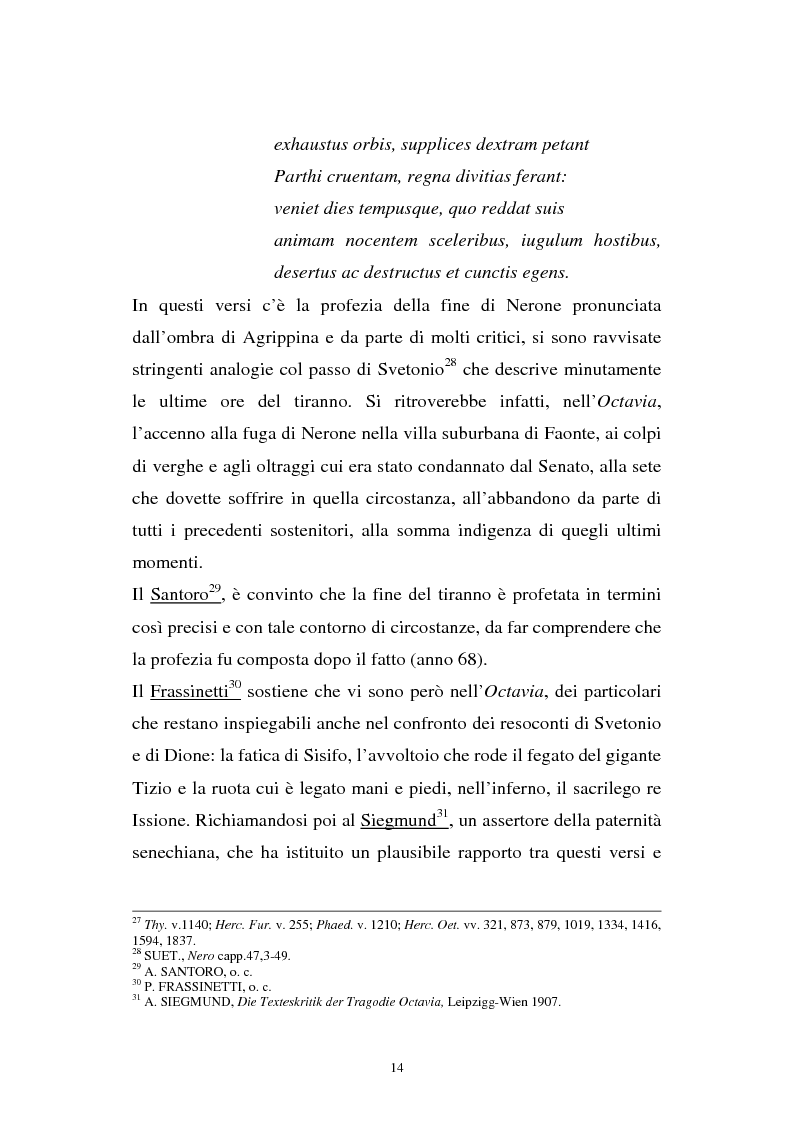 Anteprima della tesi: Ricerche sull'Octavia, Pagina 14