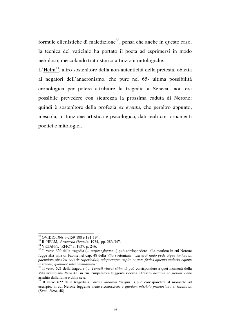 Anteprima della tesi: Ricerche sull'Octavia, Pagina 15
