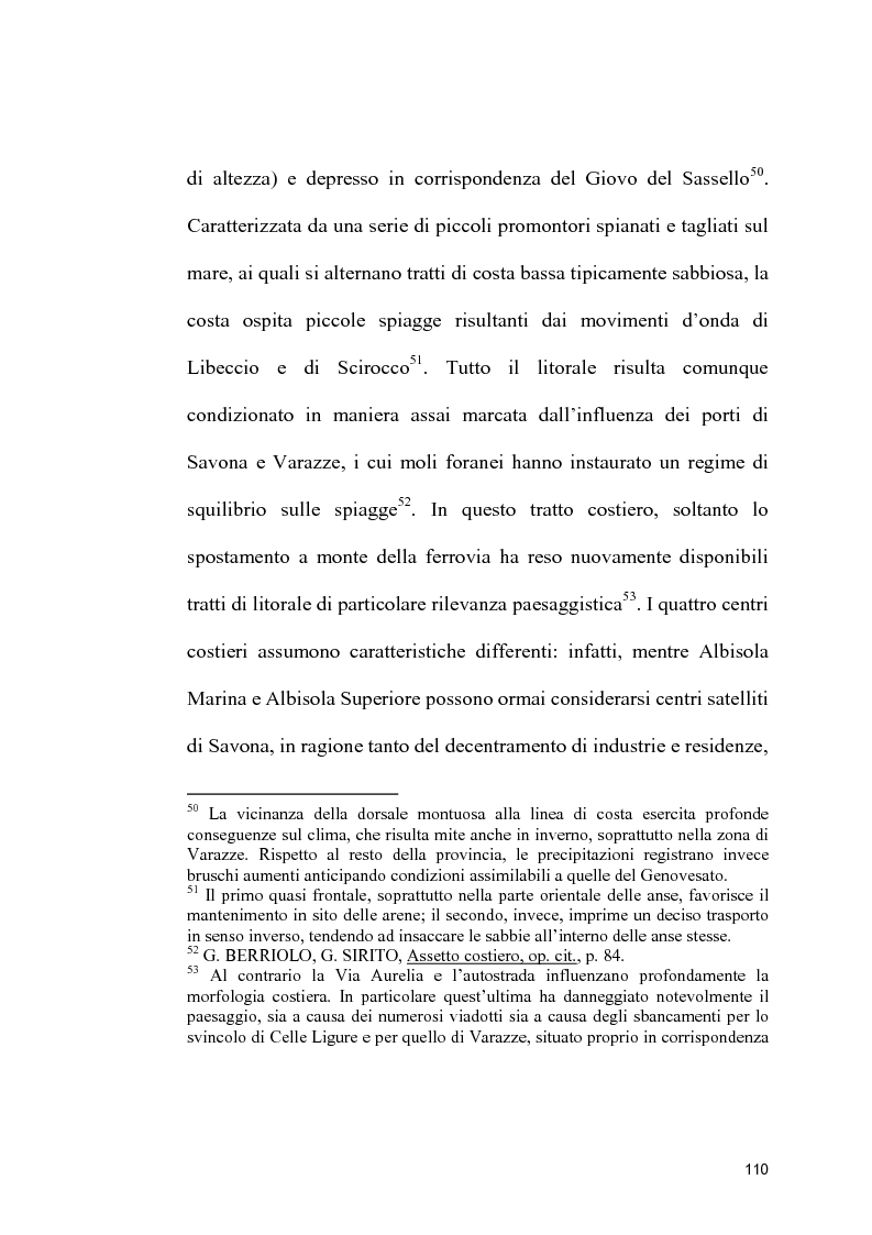 Estratto dalla tesi: Strutture portuali e spazio relazionale: il caso della nautica da diporto nel Savonese