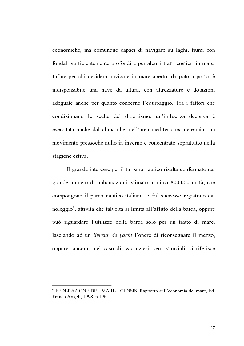 Anteprima della tesi: Strutture portuali e spazio relazionale: il caso della nautica da diporto nel Savonese, Pagina 15