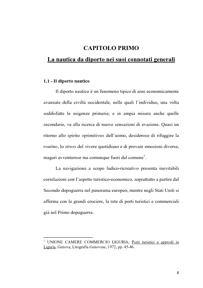 Anteprima della tesi: Strutture portuali e spazio relazionale: il caso della nautica da diporto nel Savonese, Pagina 4