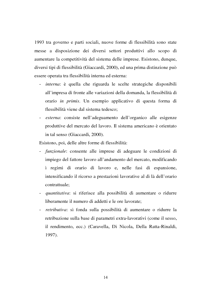 Anteprima della tesi: Flessibilità e mediazione del lavoro temporaneo: un caso aziendale, Pagina 11
