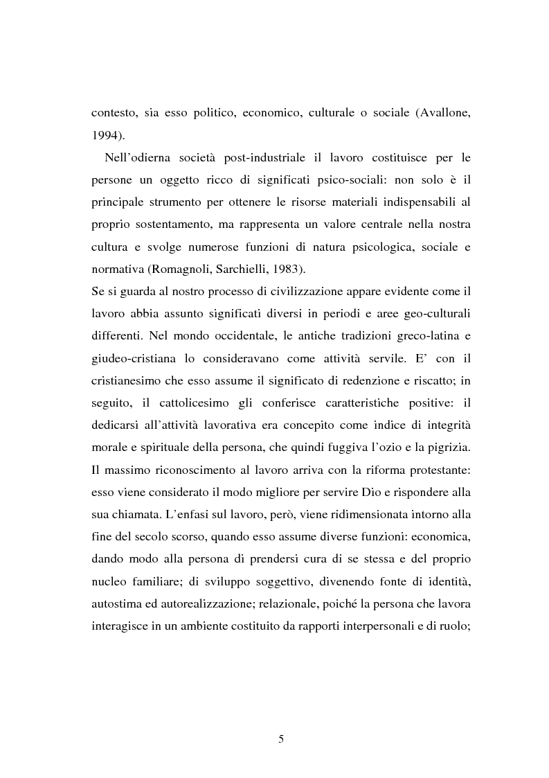 Anteprima della tesi: Flessibilità e mediazione del lavoro temporaneo: un caso aziendale, Pagina 2