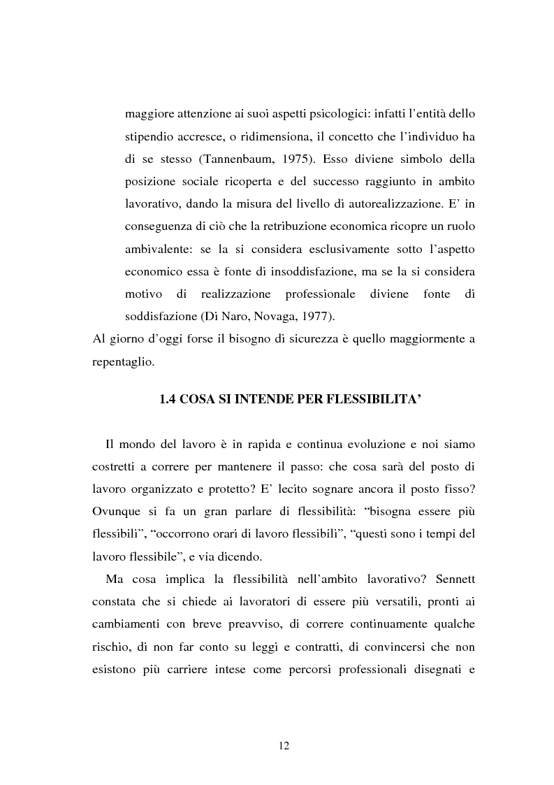 Anteprima della tesi: Flessibilità e mediazione del lavoro temporaneo: un caso aziendale, Pagina 9