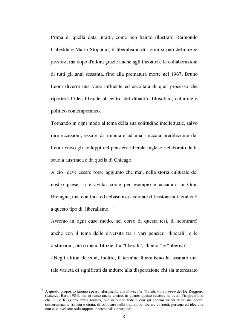 Anteprima della tesi: L'idea di uno stato privo di coercizioni nella filosofia del diritto di Bruno Leoni, Pagina 8