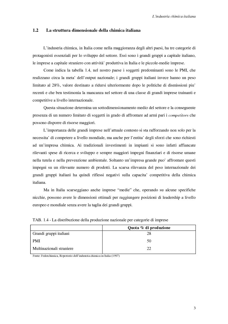 Anteprima della tesi: Le strategie di internazionalizzazione delle piccole e medie imprese chimiche italiane, Pagina 6