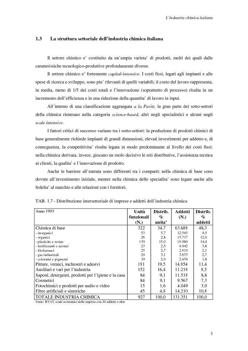Anteprima della tesi: Le strategie di internazionalizzazione delle piccole e medie imprese chimiche italiane, Pagina 8