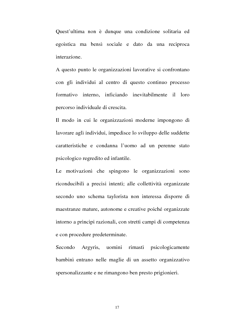 Anteprima della tesi: Individualità e agire collettivo. Il rischio e gli altri agenti che riconsegnano identità all’attore sociale, Pagina 15