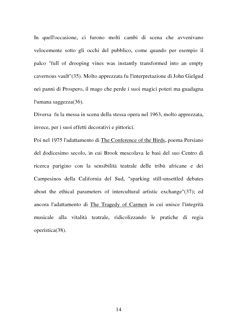 Anteprima della tesi: Peter Brook: appunti di regia, Pagina 12