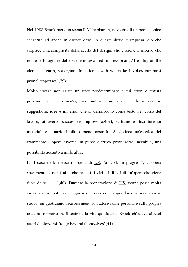 Anteprima della tesi: Peter Brook: appunti di regia, Pagina 13