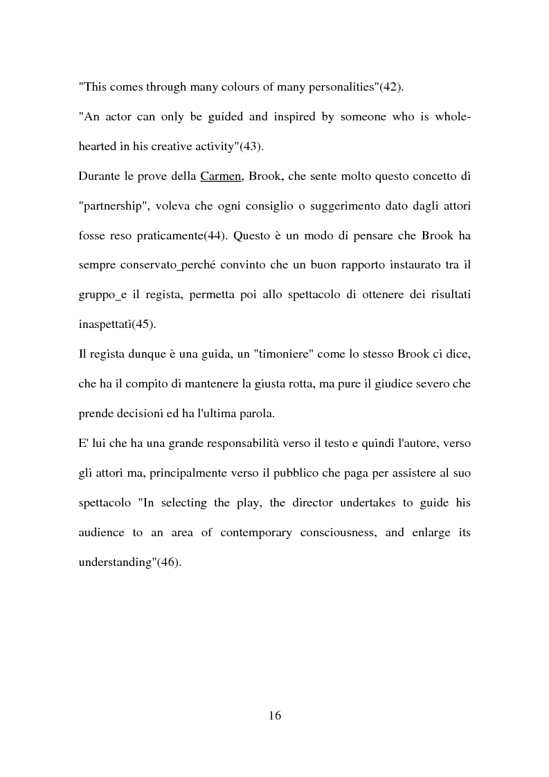 Anteprima della tesi: Peter Brook: appunti di regia, Pagina 14