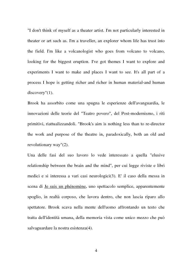 Anteprima della tesi: Peter Brook: appunti di regia, Pagina 2