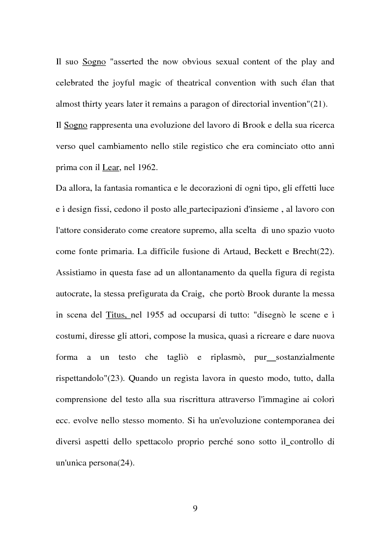 Anteprima della tesi: Peter Brook: appunti di regia, Pagina 7