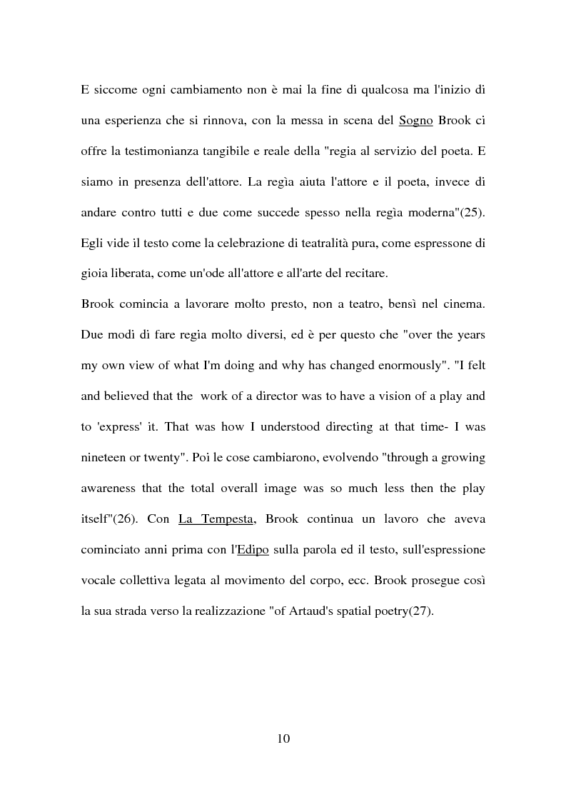 Anteprima della tesi: Peter Brook: appunti di regia, Pagina 8
