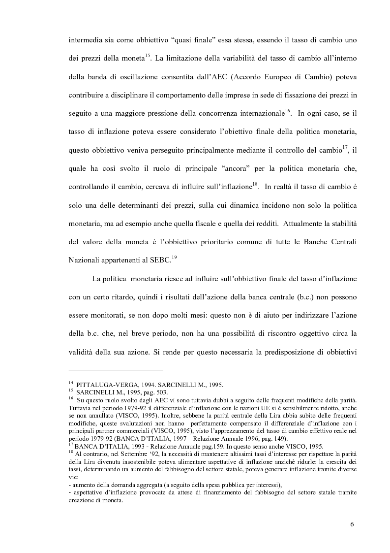 Anteprima della tesi: Un modello econometrico per l'analisi e la previsione dei tassi d'interesse nel mercato monetario, Pagina 10