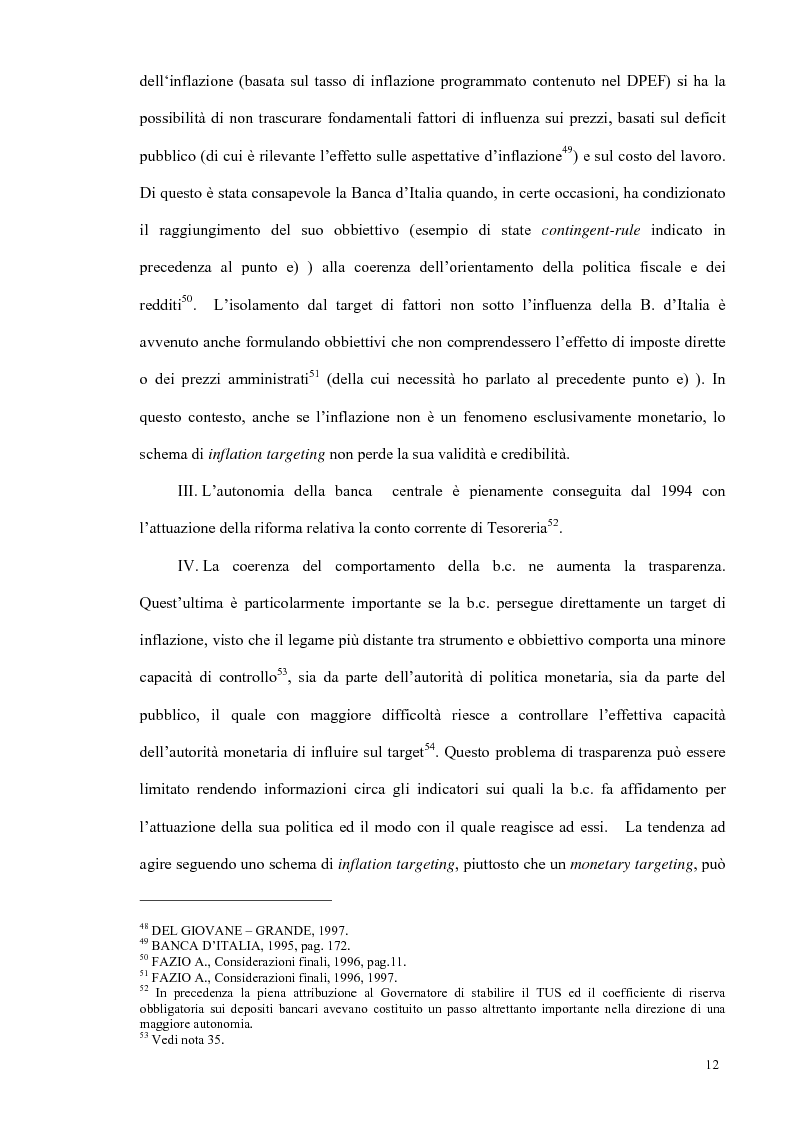 Anteprima della tesi: Un modello econometrico per l'analisi e la previsione dei tassi d'interesse nel mercato monetario, Pagina 16