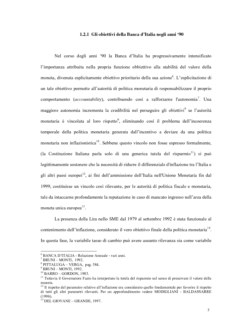 Anteprima della tesi: Un modello econometrico per l'analisi e la previsione dei tassi d'interesse nel mercato monetario, Pagina 9
