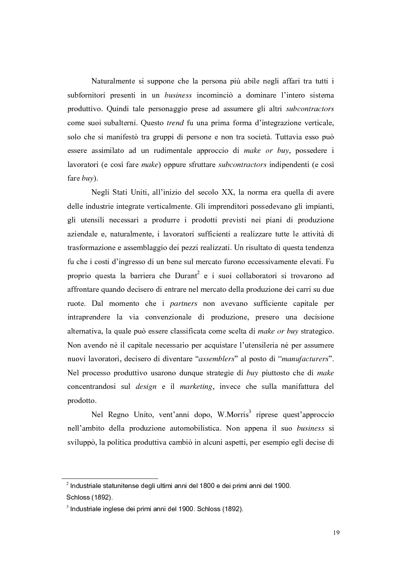 Anteprima della tesi: Sviluppo e implementazione di un modello operativo per le scelte di make or buy, Pagina 12