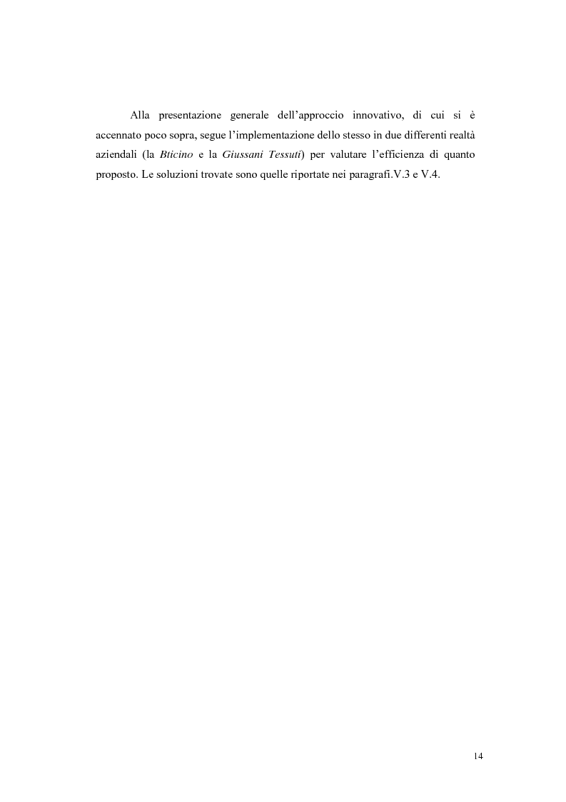 Anteprima della tesi: Sviluppo e implementazione di un modello operativo per le scelte di make or buy, Pagina 7