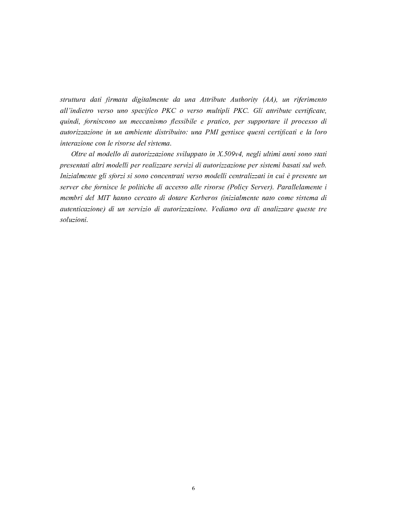 Anteprima della tesi: Progetto di sistemi di autorizzazione: un caso di studio per la Pubblica Amministrazione, Pagina 7