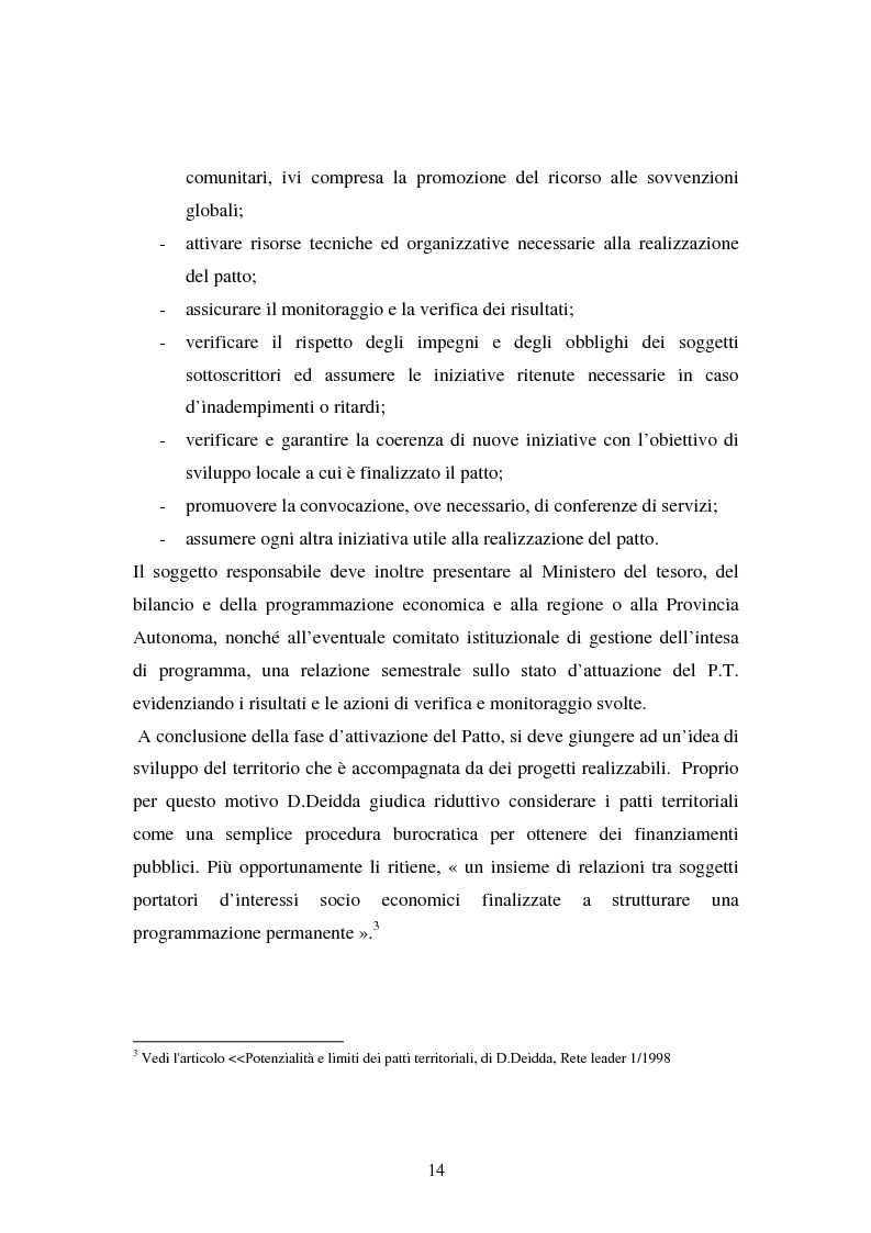 Anteprima della tesi: Le esperienze dei patti territoriali e la concertazione locale. Il caso Trieste., Pagina 12
