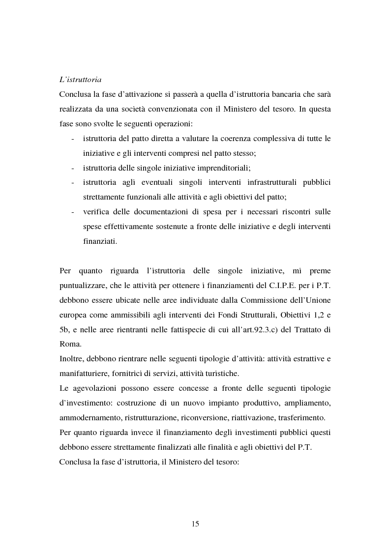 Anteprima della tesi: Le esperienze dei patti territoriali e la concertazione locale. Il caso Trieste., Pagina 13