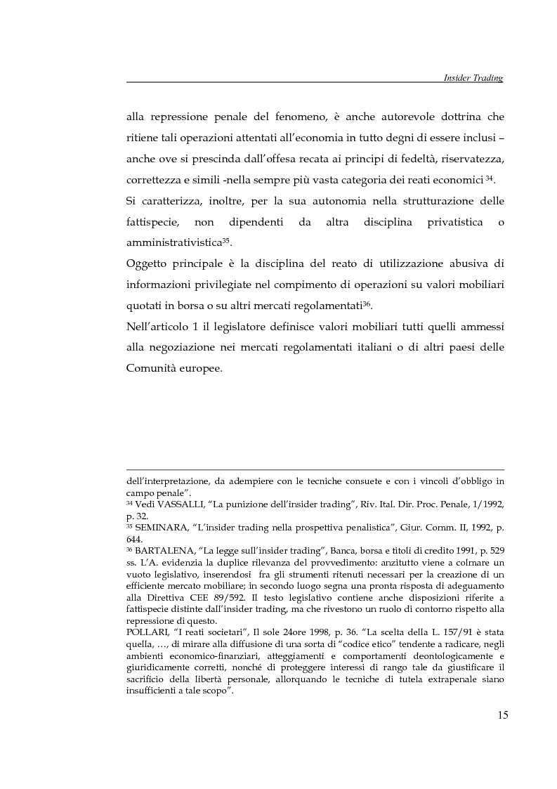 Anteprima della tesi: L'insider trading, Pagina 15
