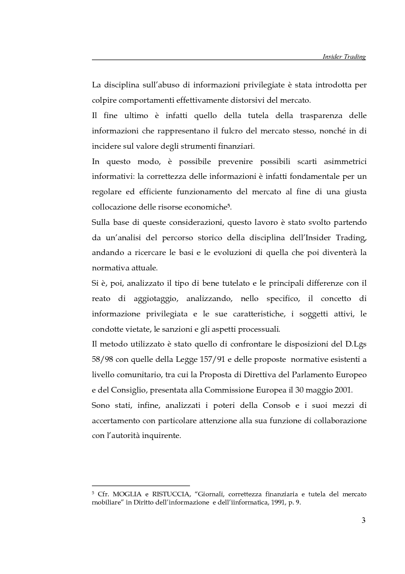 Anteprima della tesi: L'insider trading, Pagina 3
