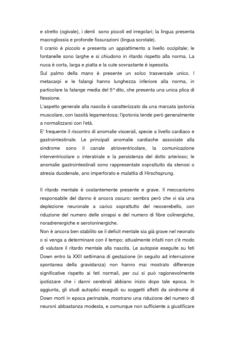 Anteprima della tesi: Uso del Triplo-Test nello screening della trisomia 21 e dei difetti del tubo neurale, Pagina 2