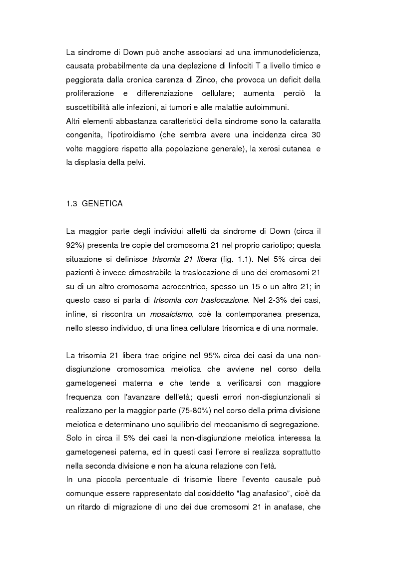 Anteprima della tesi: Uso del Triplo-Test nello screening della trisomia 21 e dei difetti del tubo neurale, Pagina 4