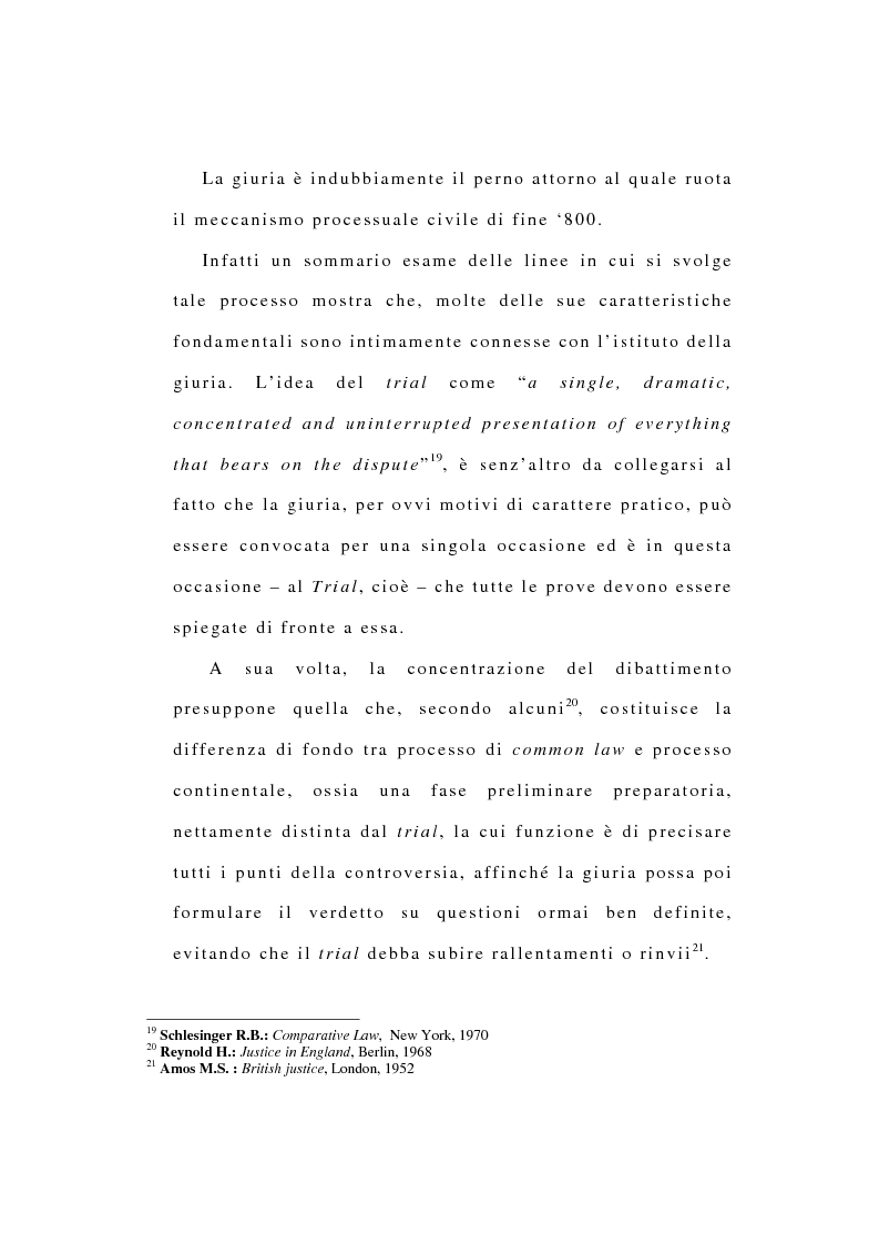 Anteprima della tesi: La riforma dell'ordinamento giudiziario nell'Inghilterra di fine '800, Pagina 11