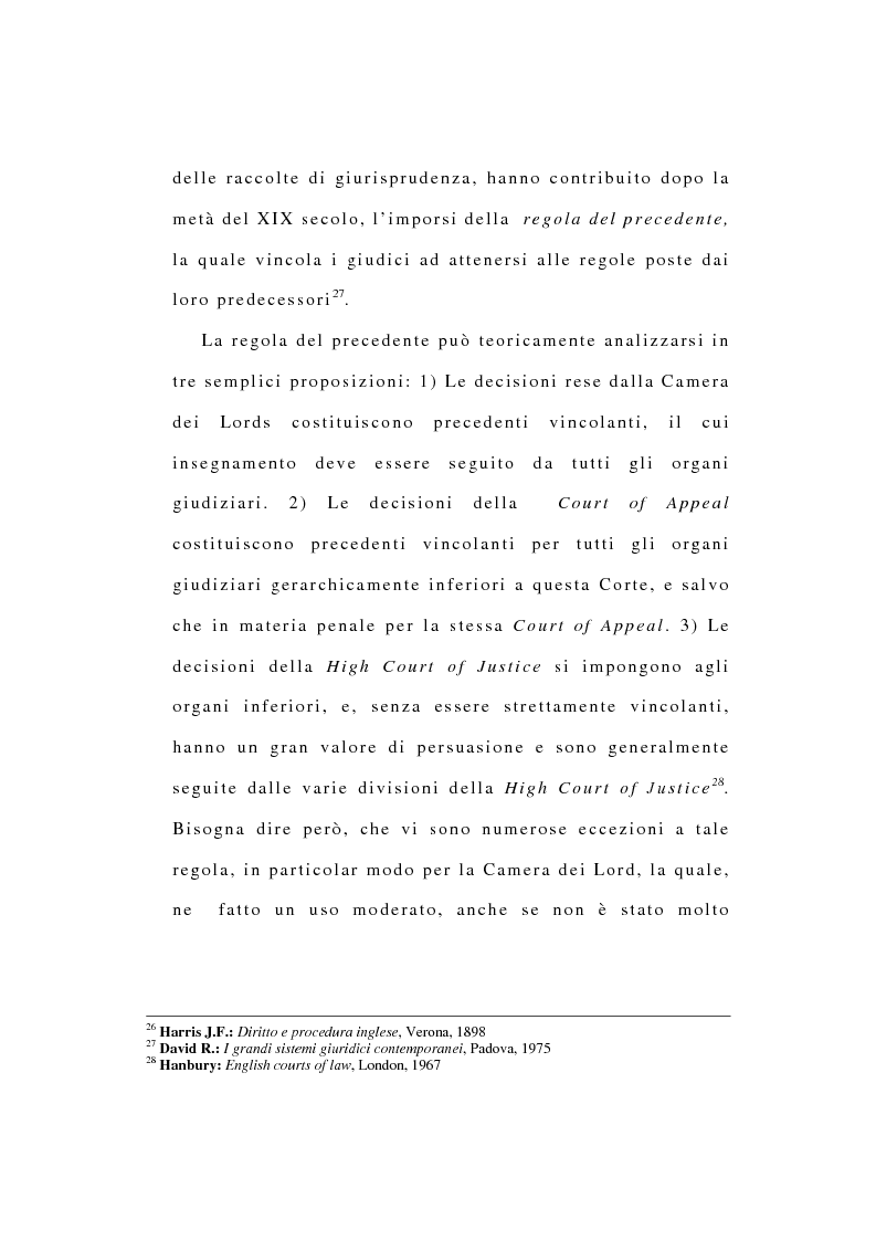 Anteprima della tesi: La riforma dell'ordinamento giudiziario nell'Inghilterra di fine '800, Pagina 14