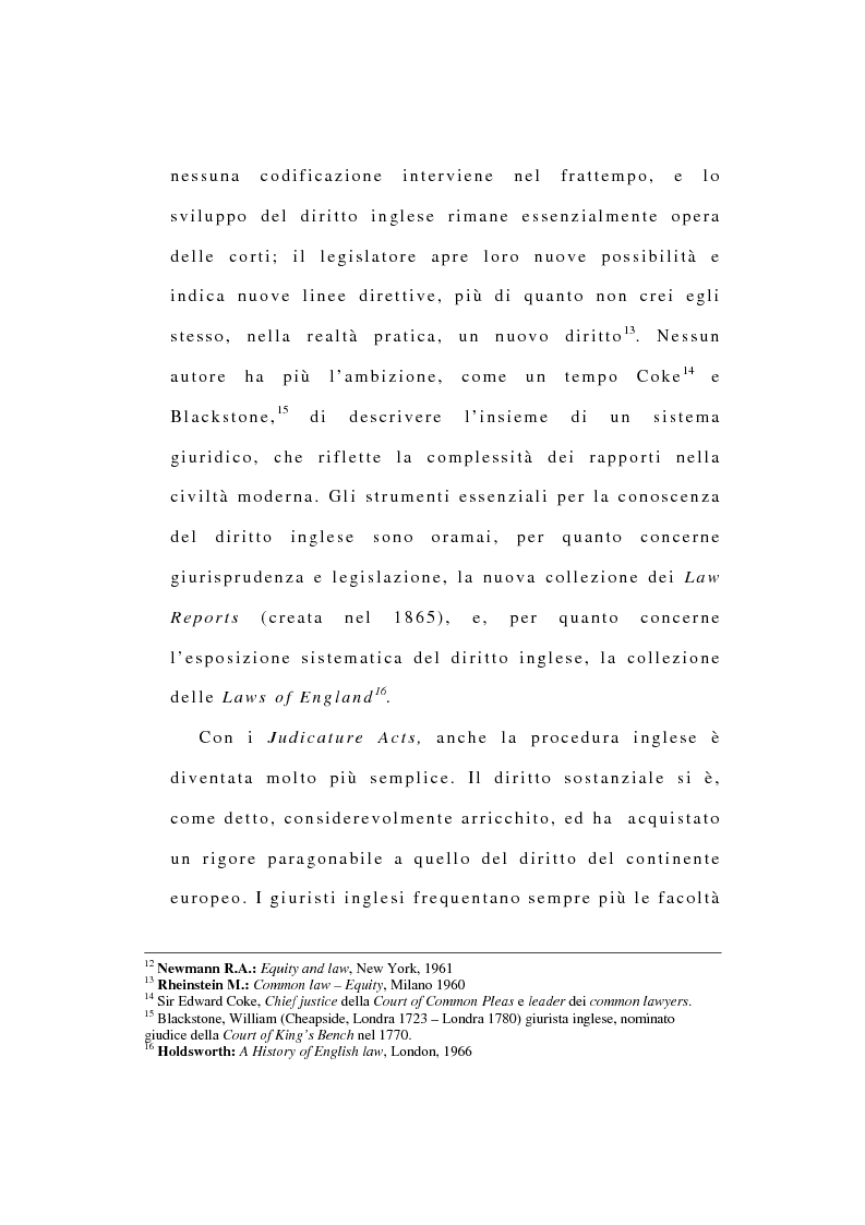 Anteprima della tesi: La riforma dell'ordinamento giudiziario nell'Inghilterra di fine '800, Pagina 9