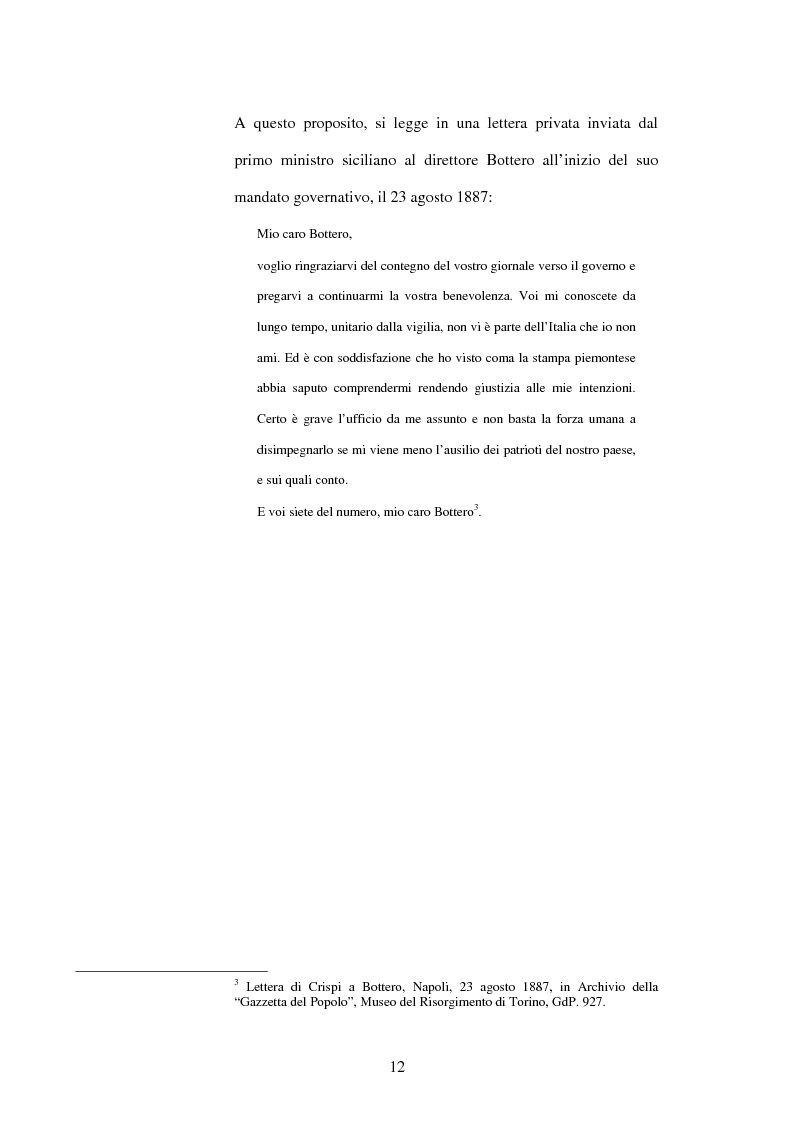 Anteprima della tesi: La Gazzetta del Popolo in età crispina, Pagina 8