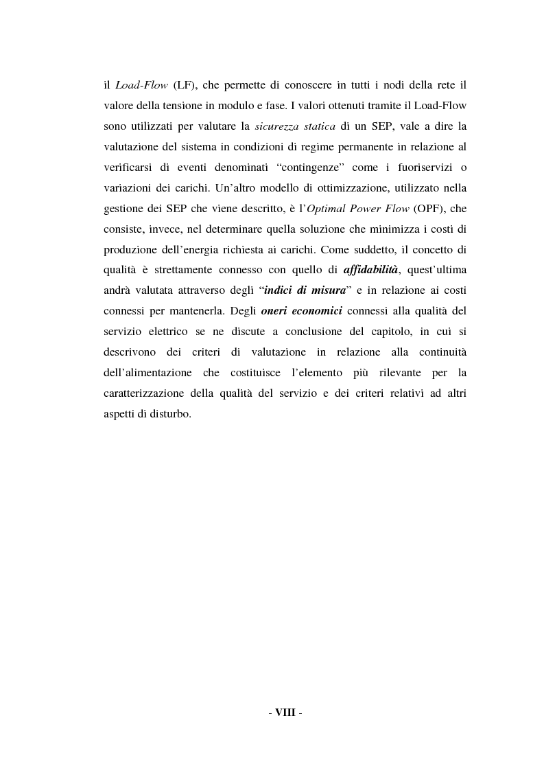 Anteprima della tesi: Sulla qualità del servizio elettrico alle utenze, Pagina 6