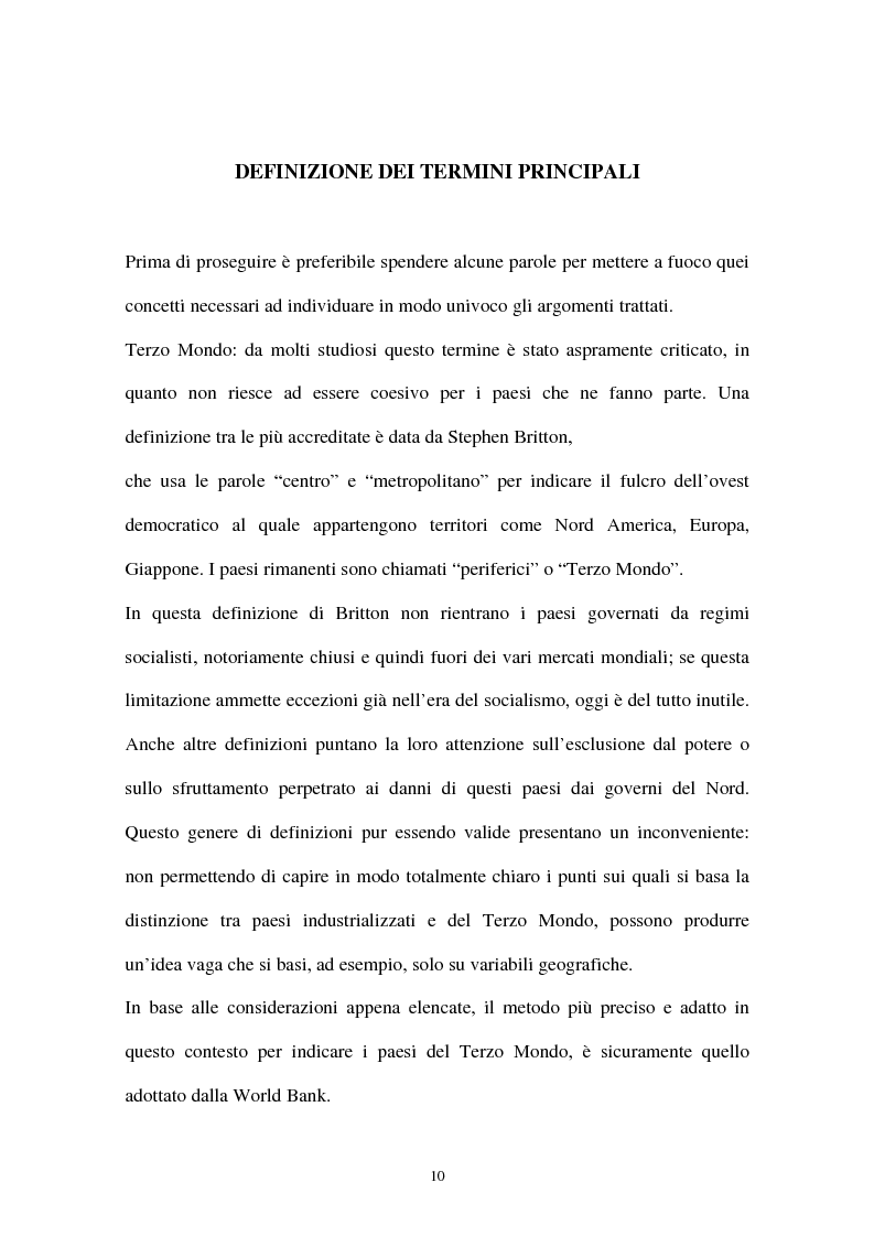 Anteprima della tesi: Turismo nei paesi in via di sviluppo: riflessioni sulla crescita economica e i costi sociali, Pagina 6