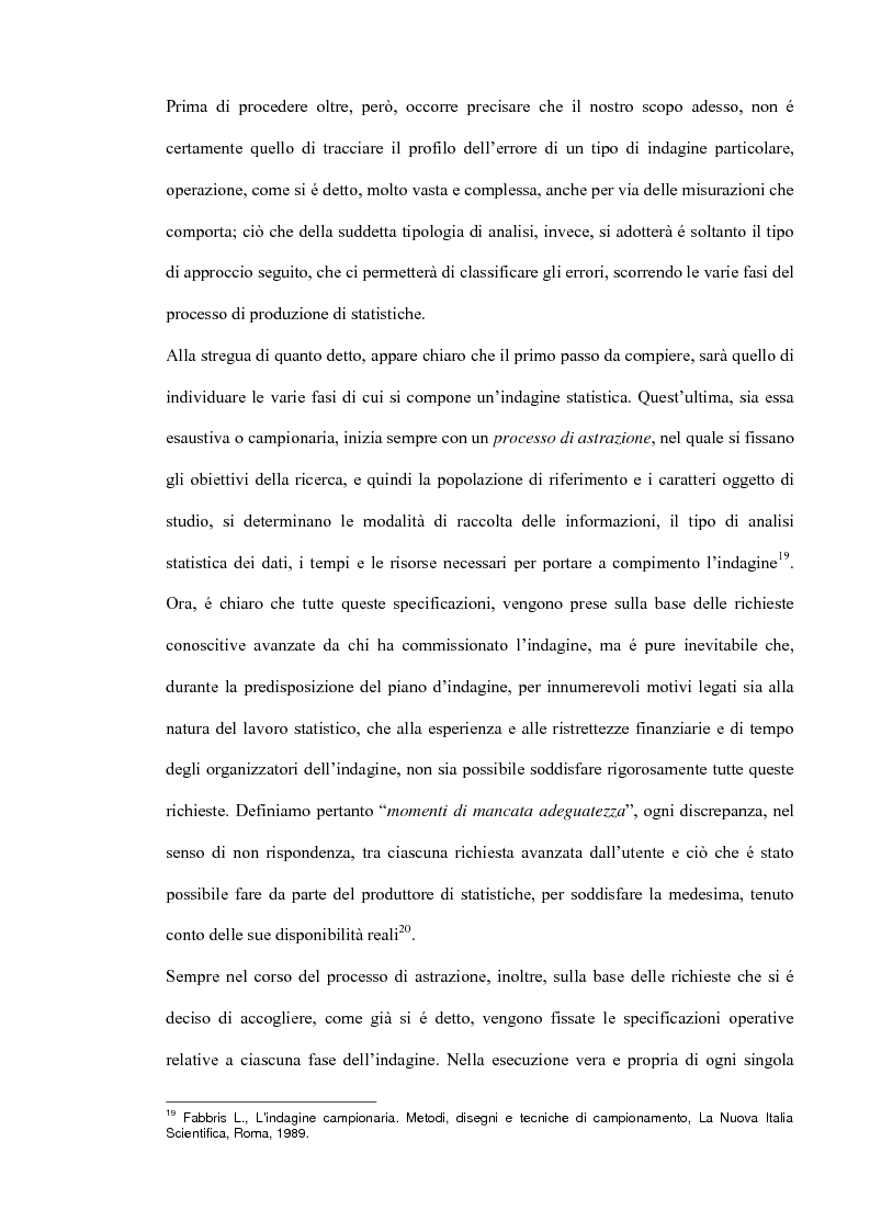 Anteprima della tesi: Il miglioramento della qualità dei dati statistici, Pagina 9