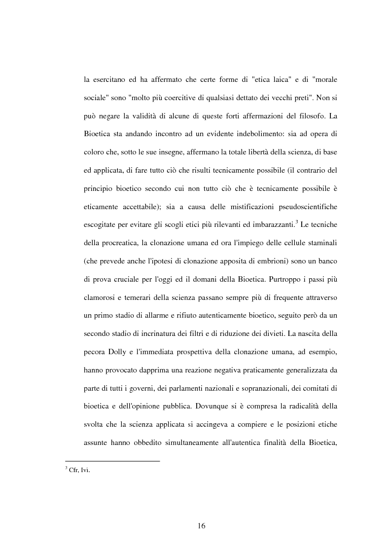 Anteprima della tesi: La difesa e il rispetto degli embrioni umani nella bioetica morale cattolica, Pagina 10