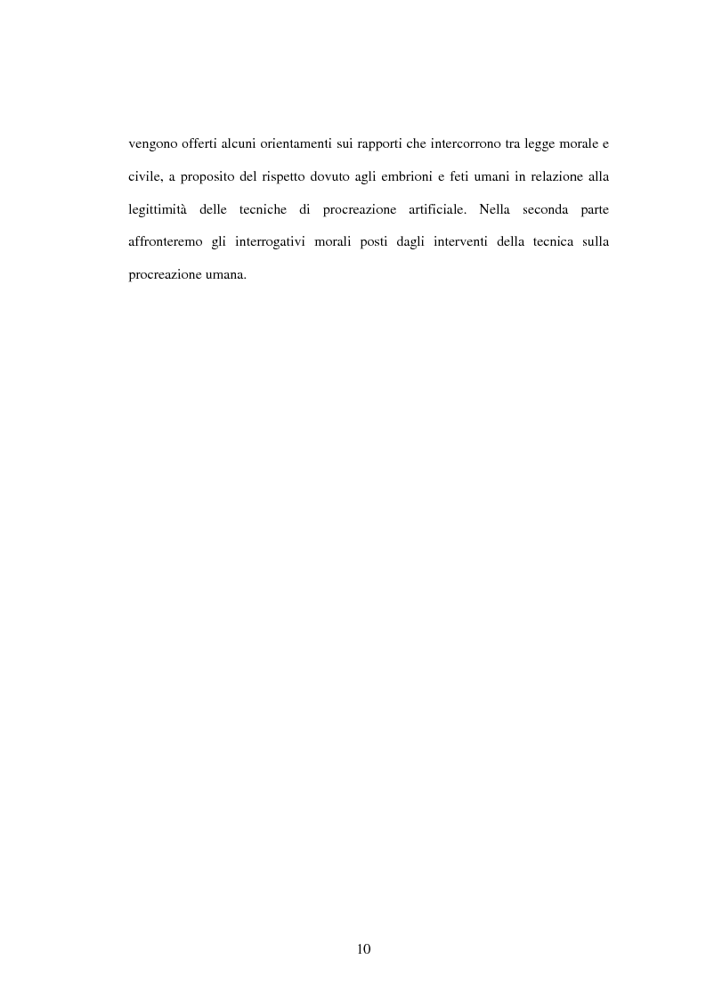 Anteprima della tesi: La difesa e il rispetto degli embrioni umani nella bioetica morale cattolica, Pagina 4