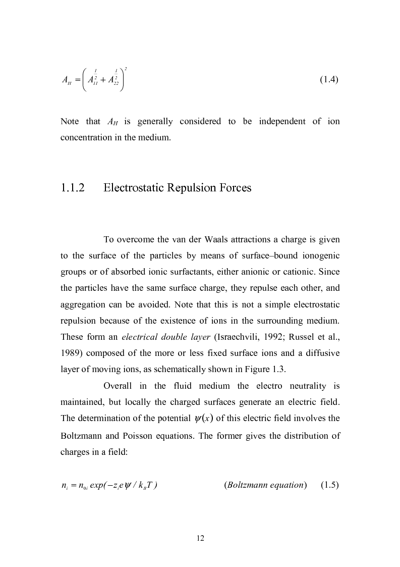 Anteprima della tesi: Gelation of polymer colloids in a mechnically agitated column, Pagina 10