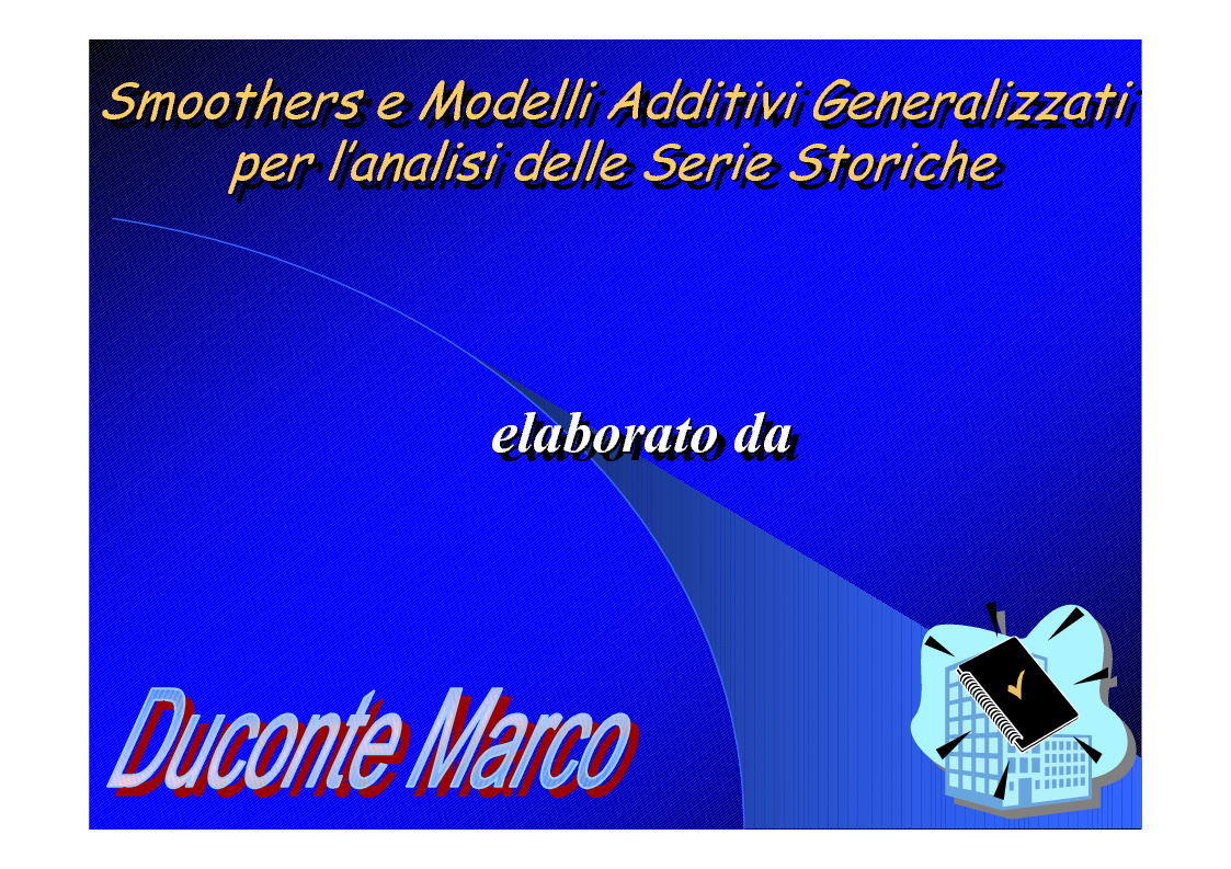 Anteprima della tesi: Smoothers e Gam per l'analisi delle serie storiche, Pagina 2