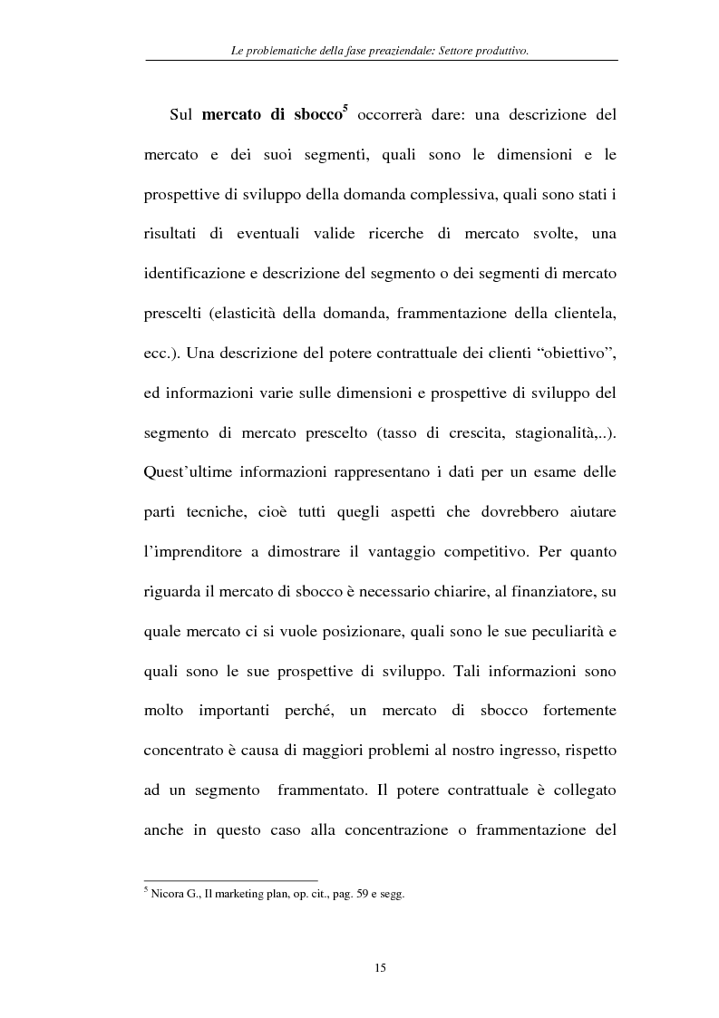 Anteprima della tesi: Le problematiche della fase pre-aziendale, Pagina 12