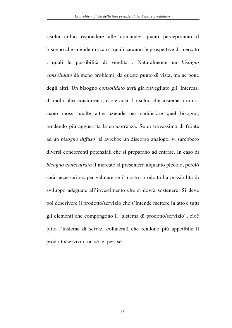 Anteprima della tesi: Le problematiche della fase pre-aziendale, Pagina 15
