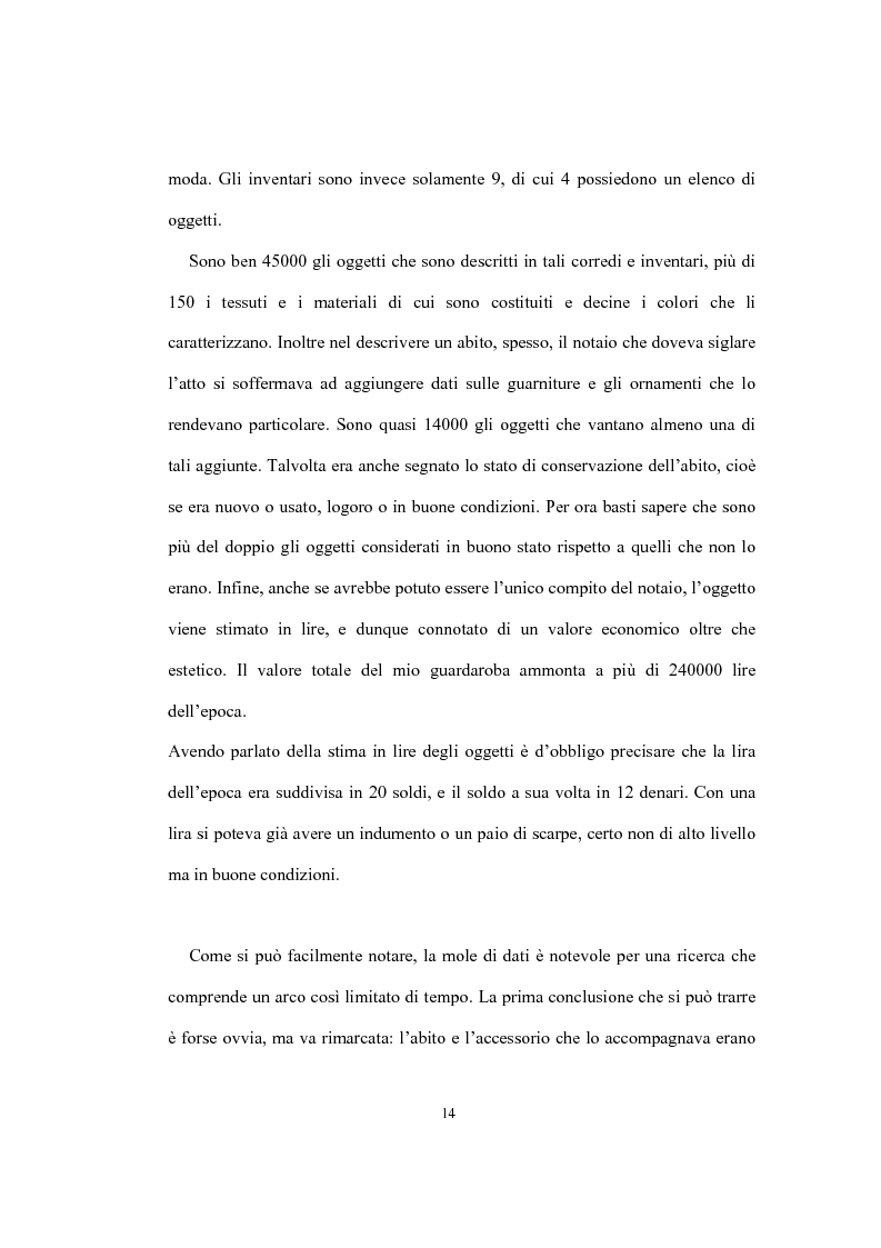 Anteprima della tesi: Mi vesto alla moda. Abbigliamento femminile a Torino tra Antico regime e restaurazione., Pagina 10