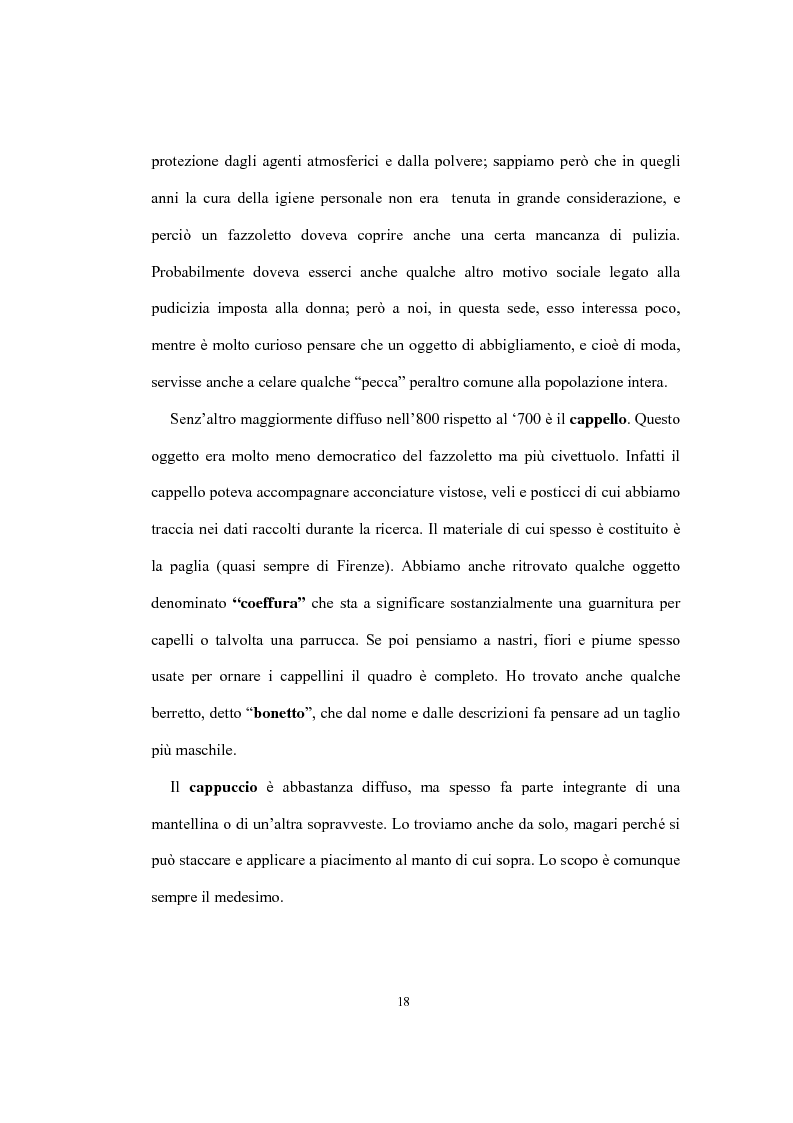 Anteprima della tesi: Mi vesto alla moda. Abbigliamento femminile a Torino tra Antico regime e restaurazione., Pagina 14